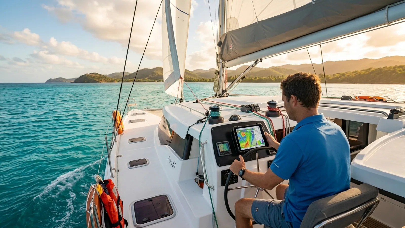 Météo en mer aux Antilles : quelles applications consulter avant de larguer les amarres : photo de couverture pour illustrer cet article