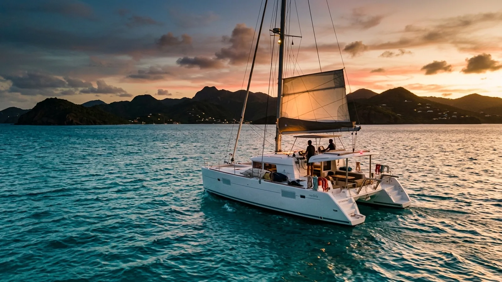 Navigation de nuit aux Antilles : quand l’éviter et quand l’envisager : photo de couverture pour illustrer cet article