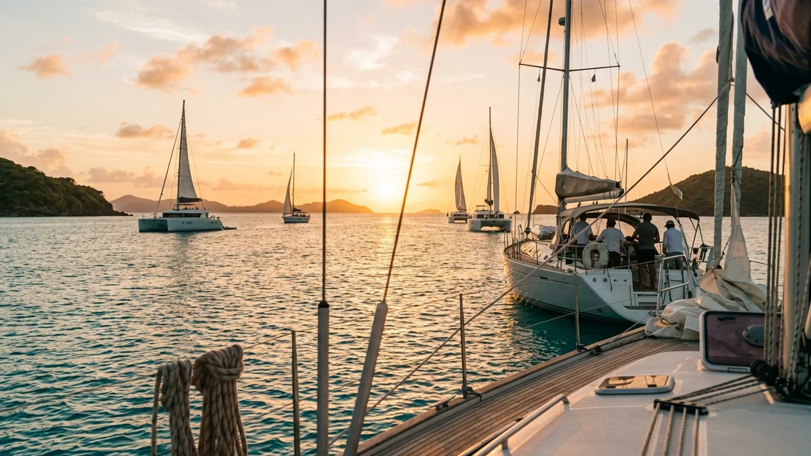 Suivre l'actualité voile aux Antilles sans se noyer dans les infos : photo de couverture pour illustrer cet article
