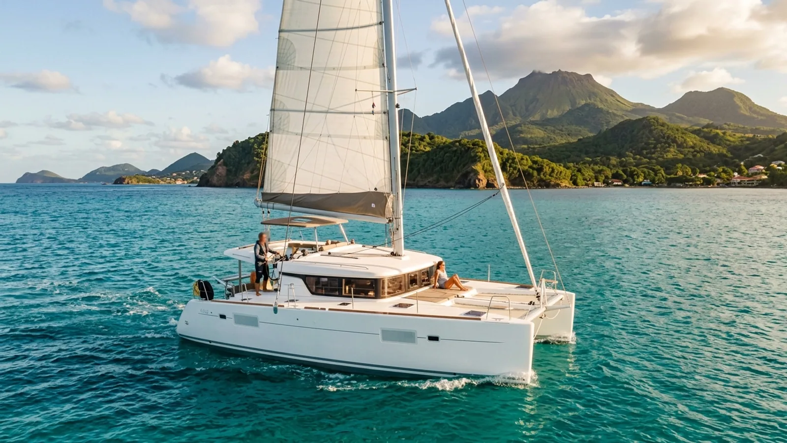 Skipper ou bareboat en Guadeloupe : comment faire le bon choix avant de partir : photo de couverture pour illustrer cet article