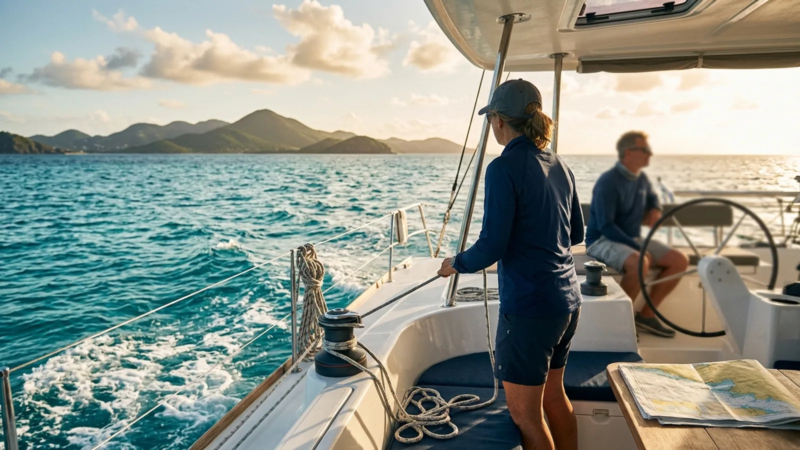 Voilier avec skipper aux Antilles : la formule est-elle faite pour vous ? : photo de couverture pour illustrer cet article